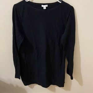 J Jill long sleeve sweater; slits at bottom; M Tall